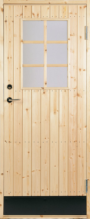 Sorseledörren ytterdörr med glas