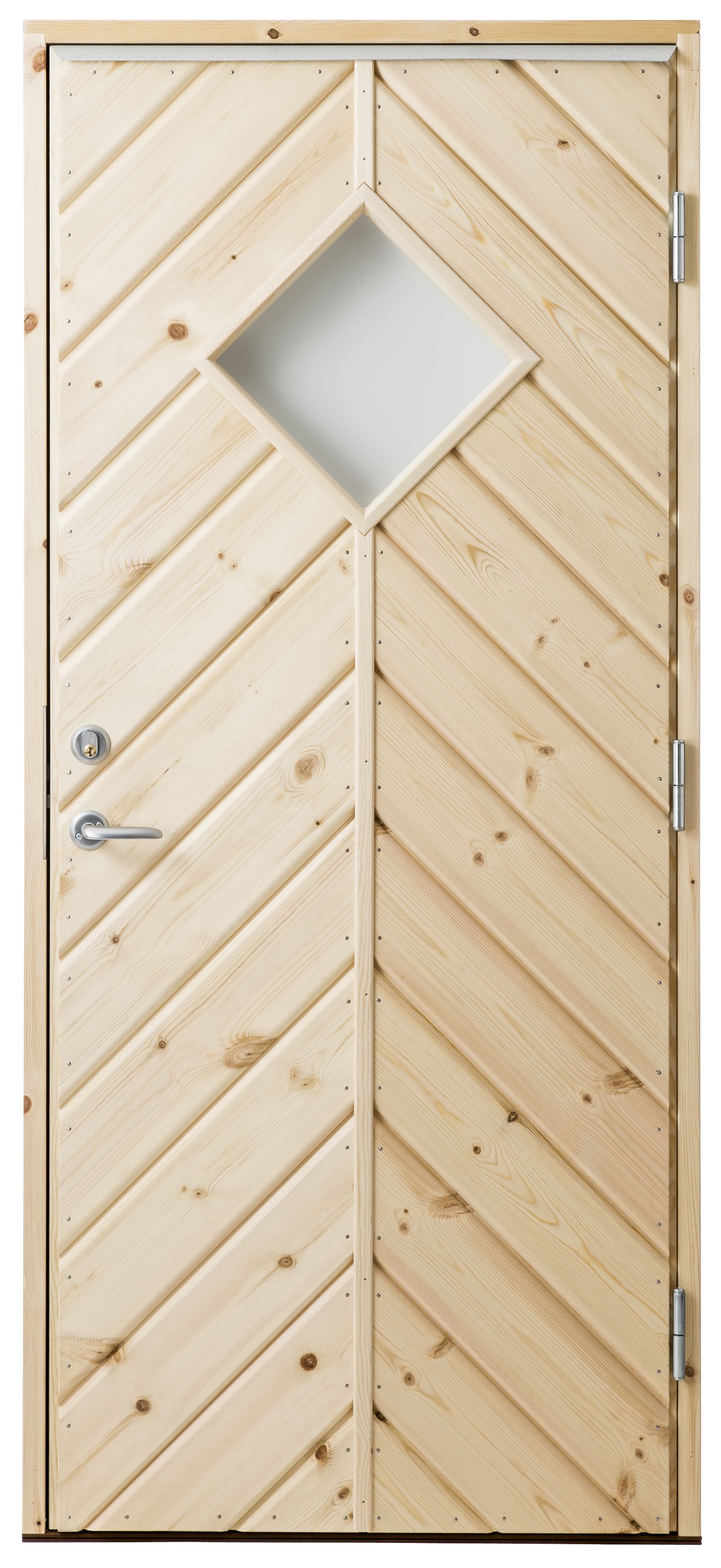 Sorseledörren ytterdörr rustik med glas