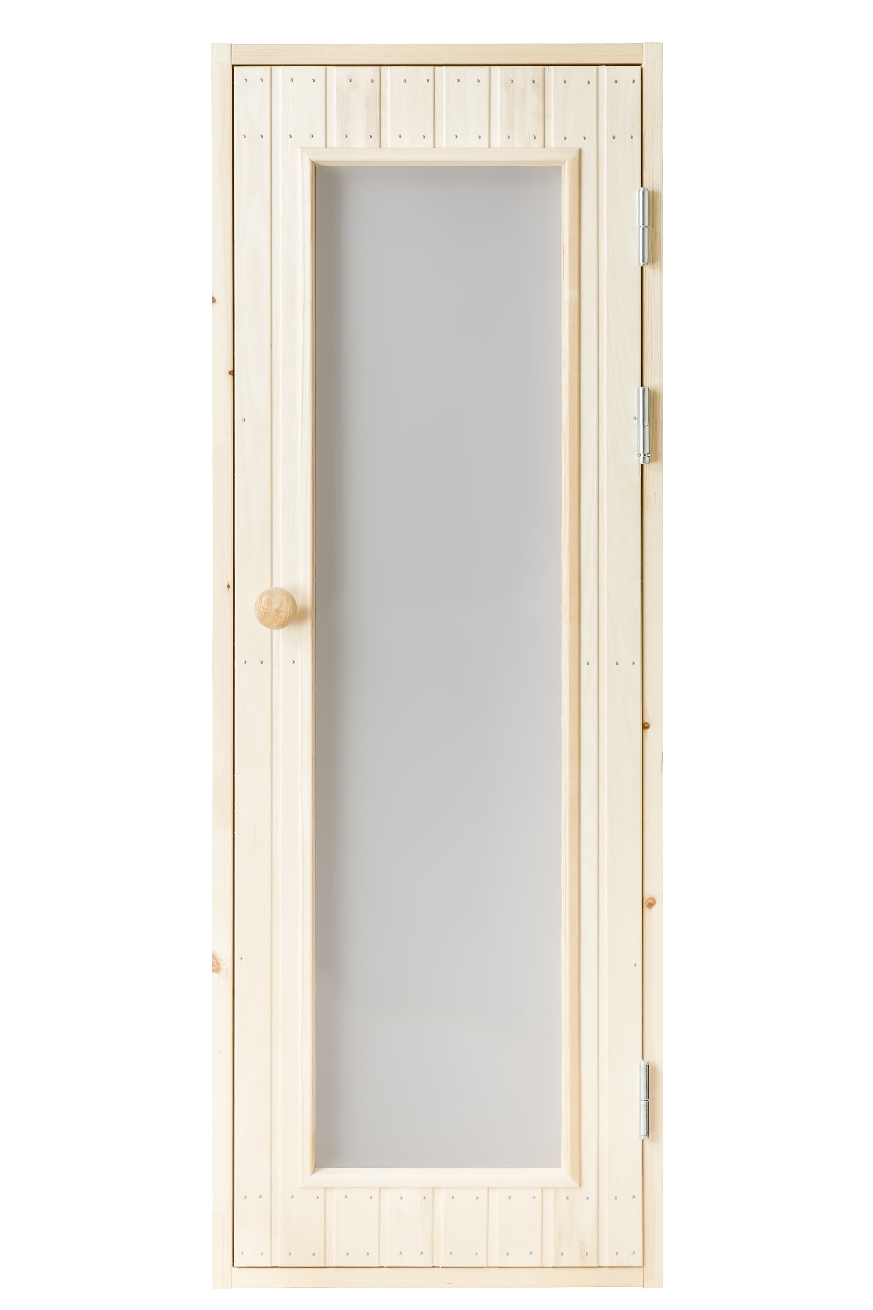 Sorseledörren bastudörr asppanel med glas