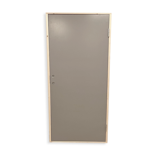 Grå kallförrådsdörr höger 9x21 andrasortering